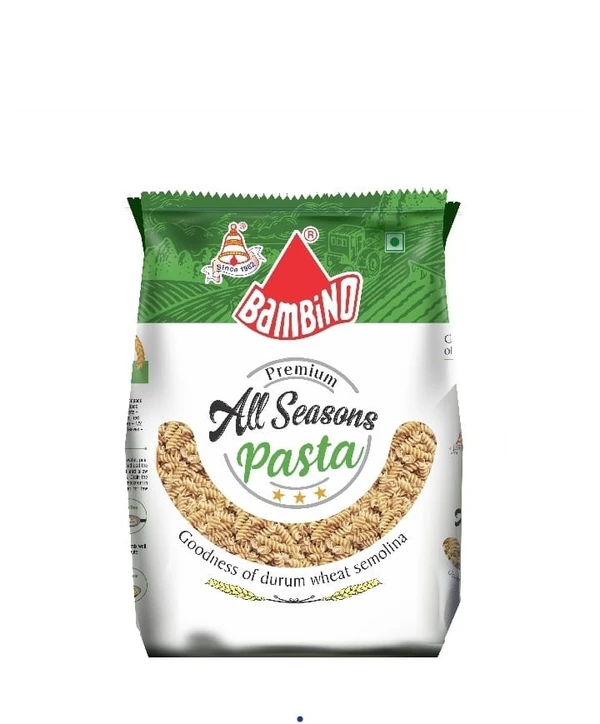 Bambino Premium All Seasons  Weat Pasta - 400g, Spirali Durum