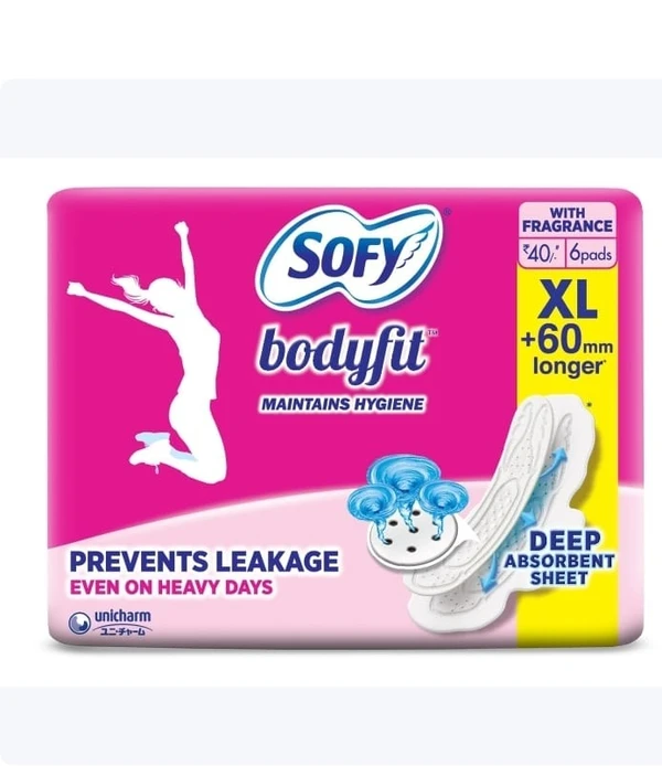 Sofy Bodyfit XL Sanitary Pads 6U