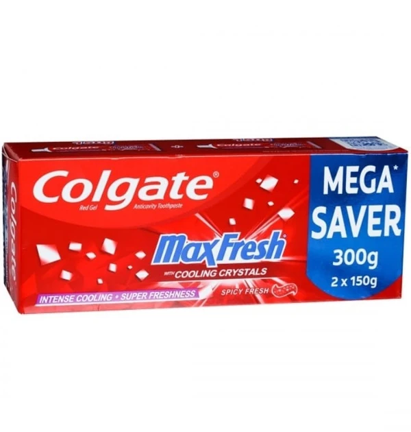 Colgate Max Fresh Red Gel Tootpaste 2U X 150g