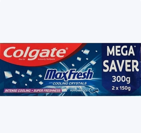 Colgate Max Fres Blue Gel Toothpaste 2U X 150g