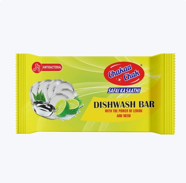 Chakaachak Lemon & Neem Dishwash Bar 125g