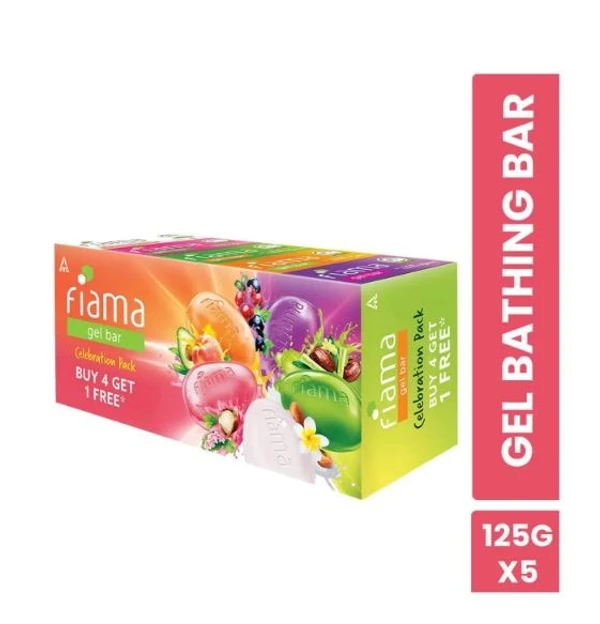 Fiama Celebration Pack Gel Bar 5UX125g