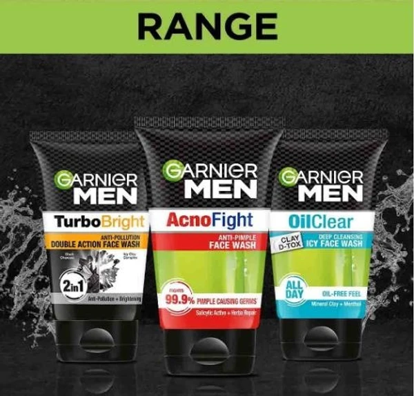 Garnier Men Acno Fight Anti- Pimple Facewash 100g