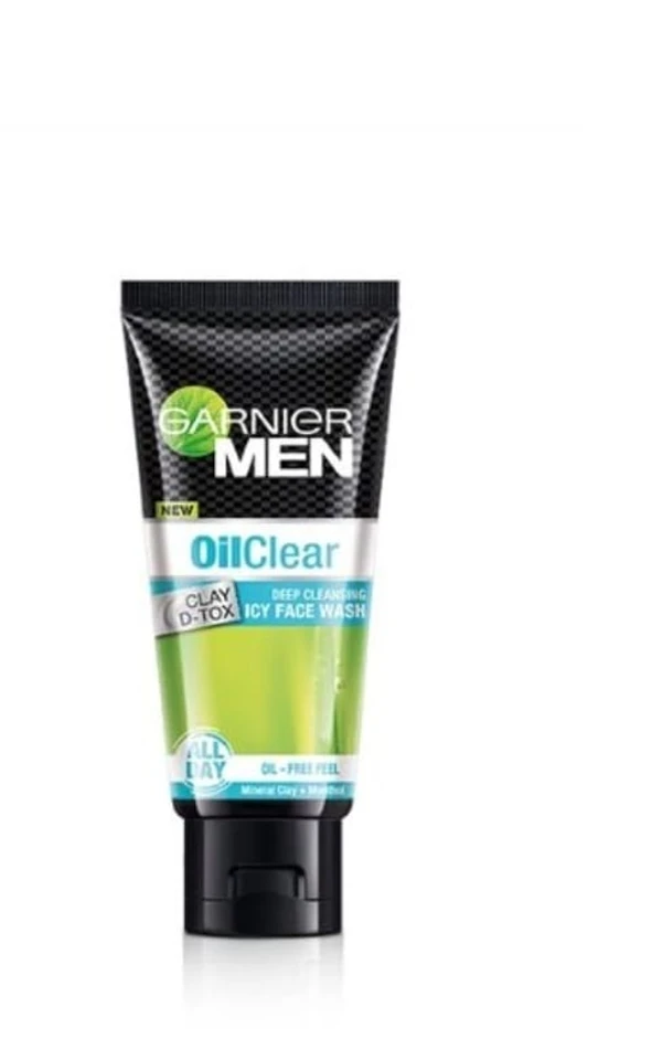 Garnier Men Oil Clear Clay D-Tox Deep Cleansing Facewash 50g