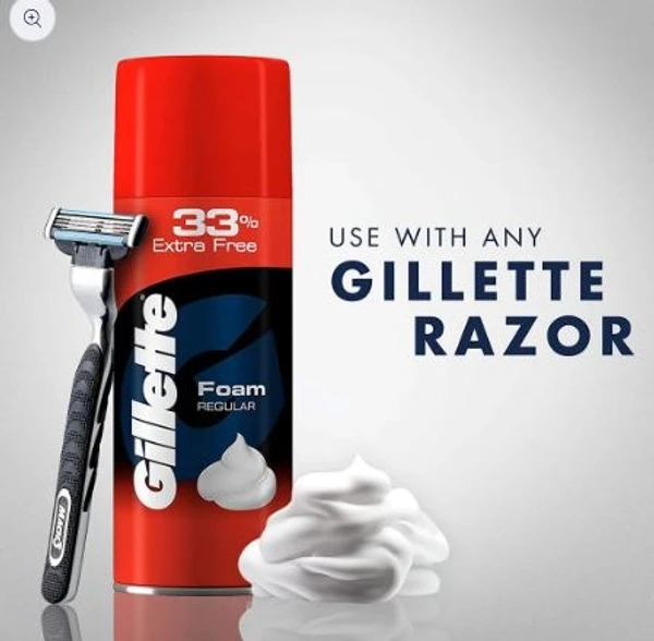 Gillette Classic Regular Shaving Foam 418g