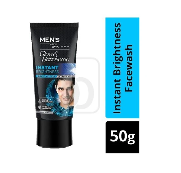 Glow & Handsome Instant Brightness Men Facewash 50 g