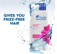 Head & Shoulders Smooth and Silky, Anti Dandruff Shampoo for Women & Men  1 L