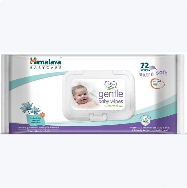 Himalaya Gentle Baby Wips 72U + 72U FREE