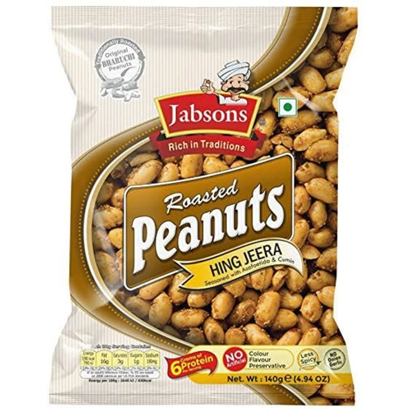 Jabsons Hing Jeera Roasted Peanut 140g