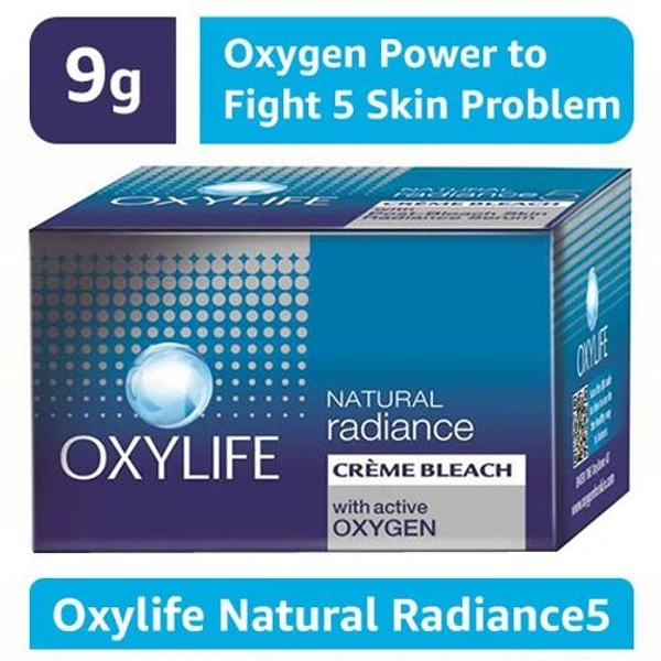 Oxylife Natural Radiance 5 Creme Bleach With Active Oxygen 9g