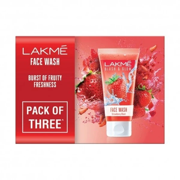 Lakme Blush & Glow Hydrating Strawberry Face wash 50g