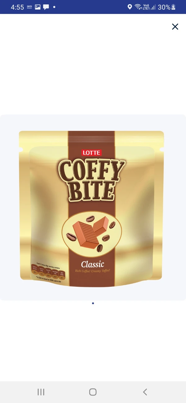 Lotte Coffee Bite Classic Candy 418g