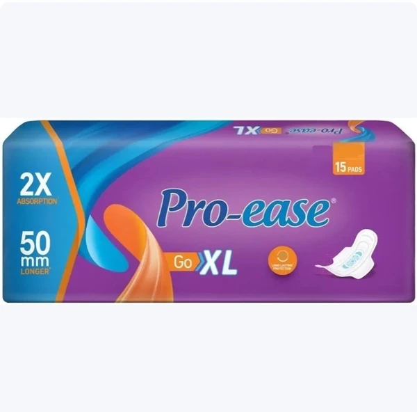 Pro Ease Go long Sanitary Pad XL 15U
