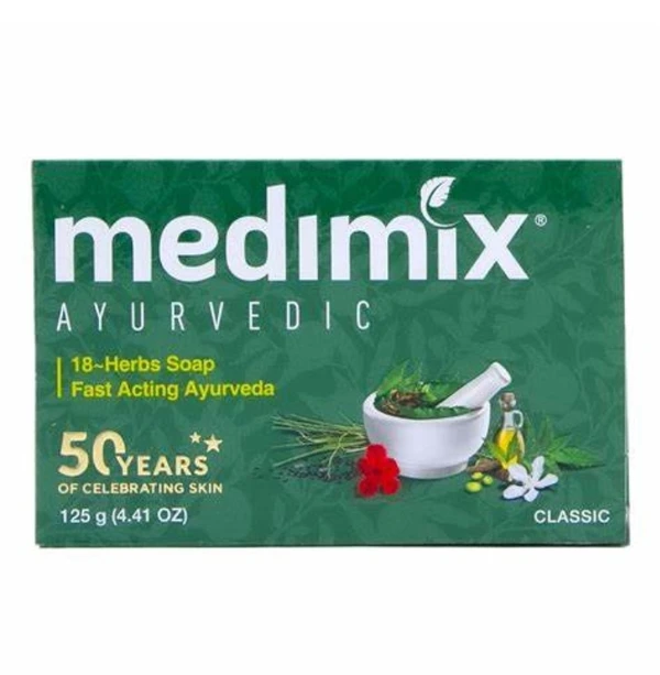 Medimix Nature Protect Classic Ayurvedic Soap 125g X 2U + 75g Free 