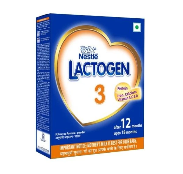 Nestle Lactogen Stage 3 After 12 Month Upto 18 Month - 400g