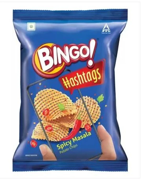 Bingo Hashtags Spicy Masala Chips