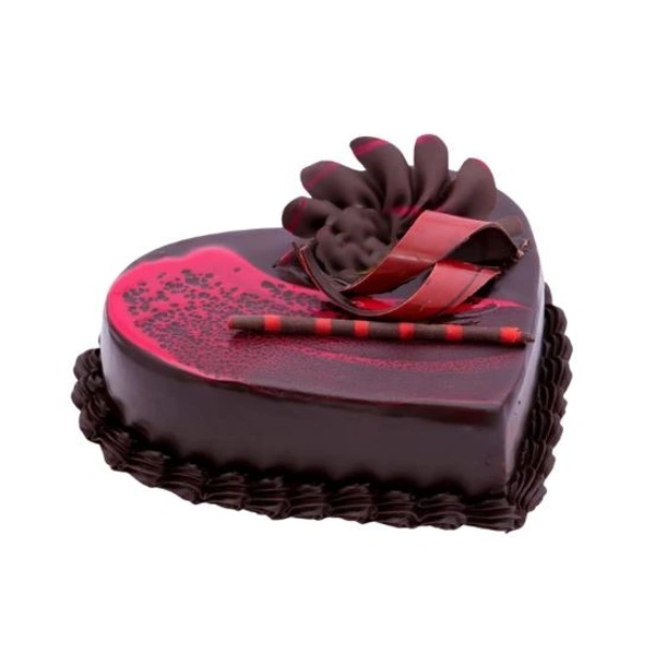 City Mart Special Heart Shaped Chocolate Truffle Cake  - 1 Kg