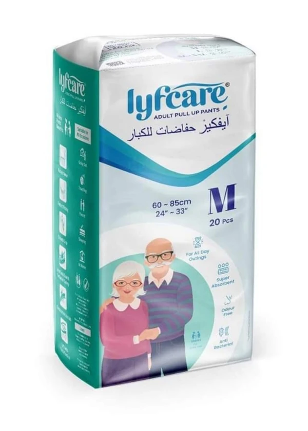 Lyfcare Adult Pull Pants M-20Pcs