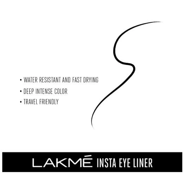 Lakme Insta Eye Liner Black 9ml