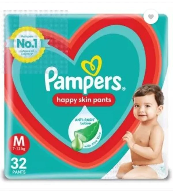 Pampers Baby Diaper pants Medium 32 - M