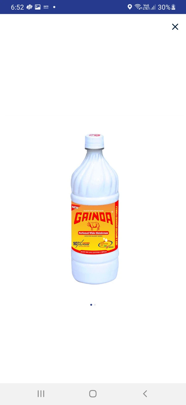 Gainda Disinfectant Whit Phenyl 1Ltr