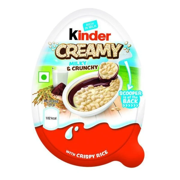 Kinder Creamy Milky & Crunchy 