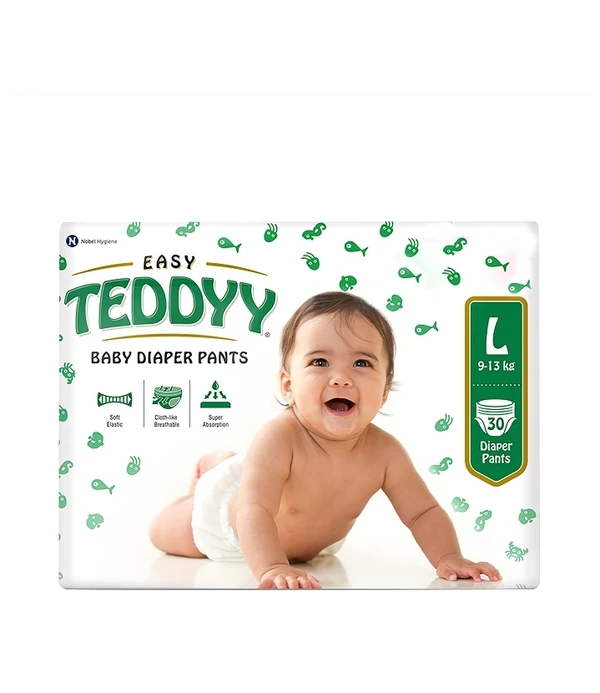 Teddyy Baby Diaper Pants Eeasy L-30Pcs
