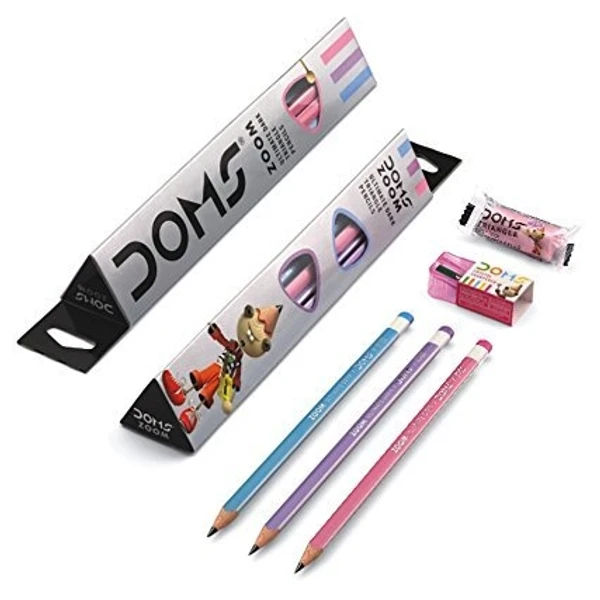 Doms Zoom Triangle Pencils 10N - 10N