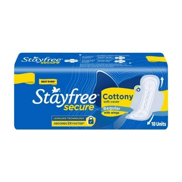 Stayfree Secure Cottony Regular 18 Pads