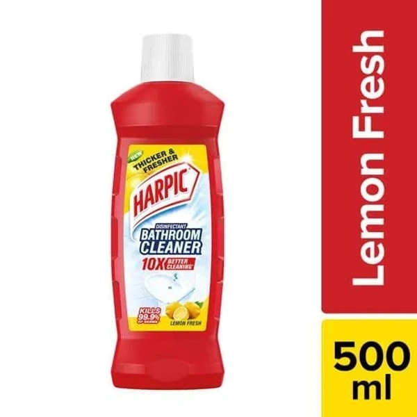 Harpic Disinfectant Bathroom Cleaner Lemon 500ml