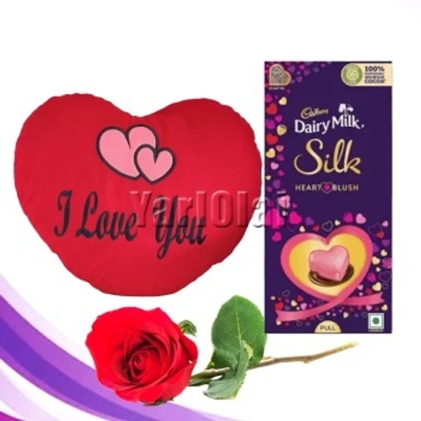 Cadbury Dairy Milk Silk Heart Blush Chocolate Bar Gift Pack 250g