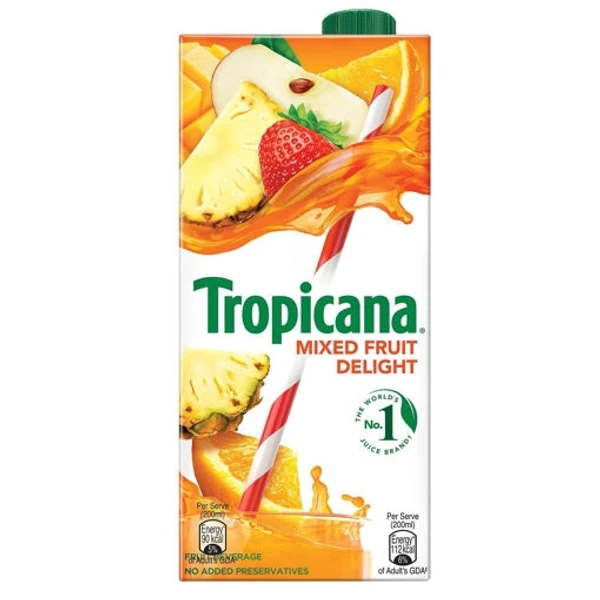 Tropicana Mixed Fruit Delight Juice 1L Buy1 Get 1 Free