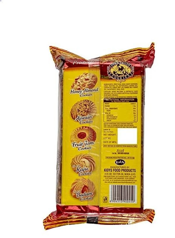 Kidys Oven Fresh Cookiese Special Dry Fruit Cookies 400g