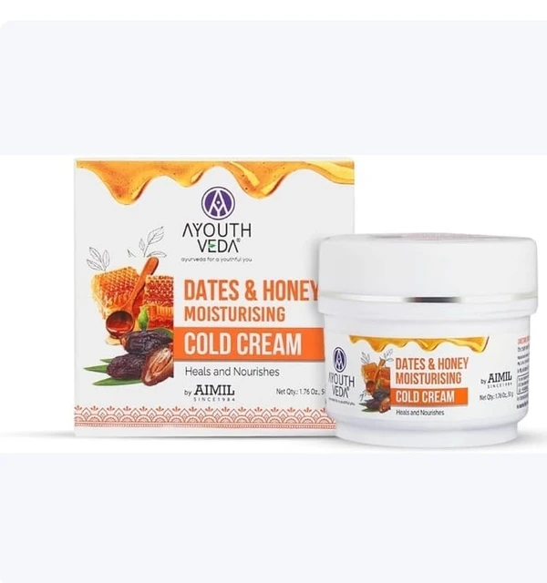 Ayuth Veda Dates Honey Moisturising Cold Cream 50g