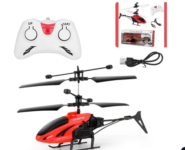 REMOTE CONTROL HELICOPTER WITH USB CHARGEABLE CABLE FOR BOY AND GIRL CHILDREN (PACK OF 1) 1