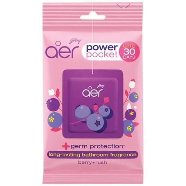 Godreg Aer Power Pocket Berry Rush Batroom Freshener 10g