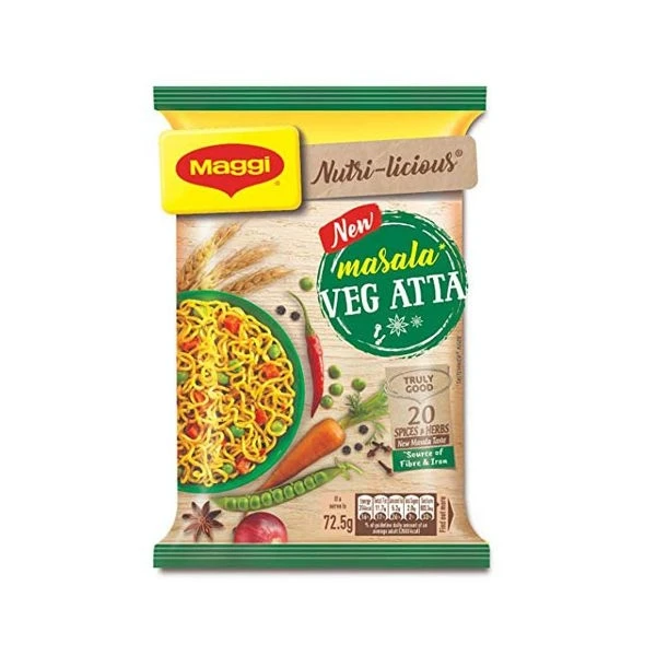 Maggi Nutri-Licious Masala Veg Atta Noodles 72.5g