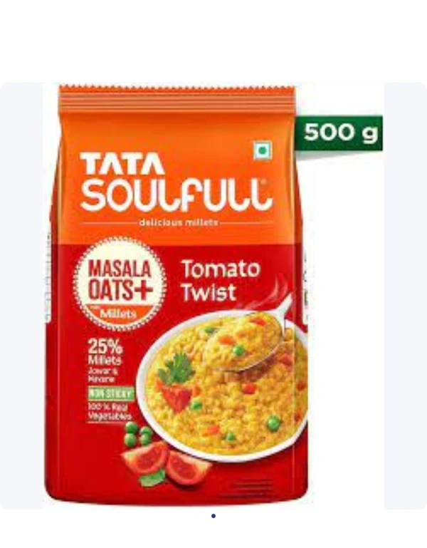 Tata Souffull Masala Oats Tomato Twist  500g