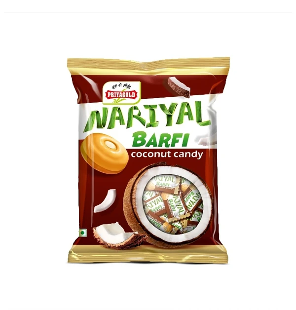 Priyagold Nariyal Bafri Coconut Candy Pouch 200g