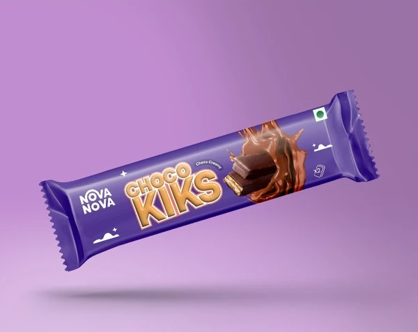 Nova Nova Choco Kiks Double Choco Cream Biscuits 25g