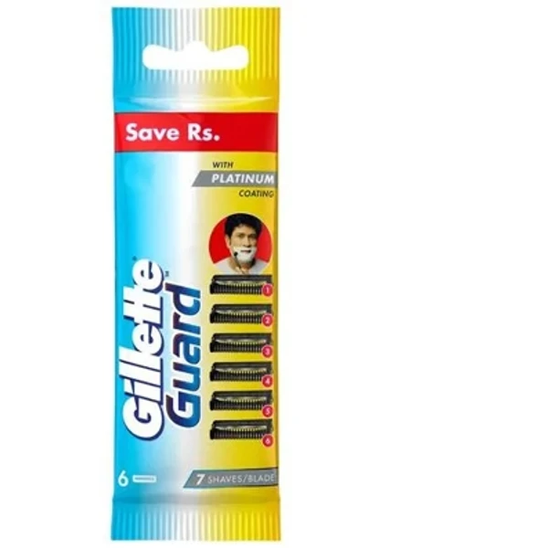 Gillette Gaurd Platinum Blade 6 Pcs