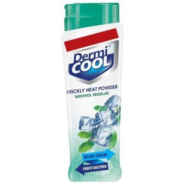 Dermi Cool Prickly Heat Menthol Regular Powder 150g+ Free Powder 50g