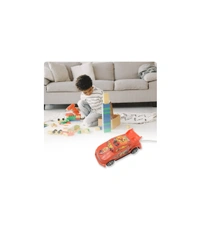 Cartoon Printed Wire Remote Car Toys Sport Car For Kids For Play 