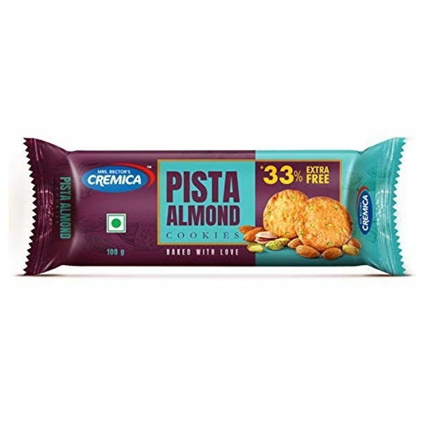 Cremica Pista Almond Cookies 