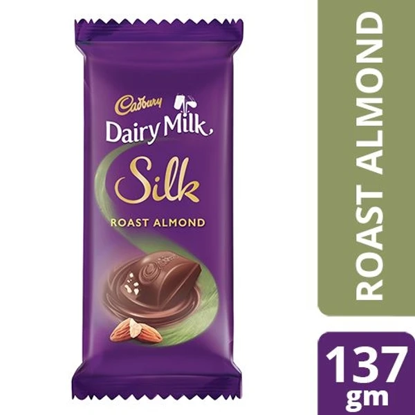 Cadbury Dairy Milk Silk Roasted Almond Bar 137g