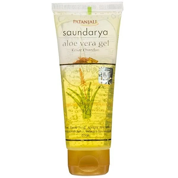 Patanjali Saundarya Aloevera Gel Kesar Chandan 60ml