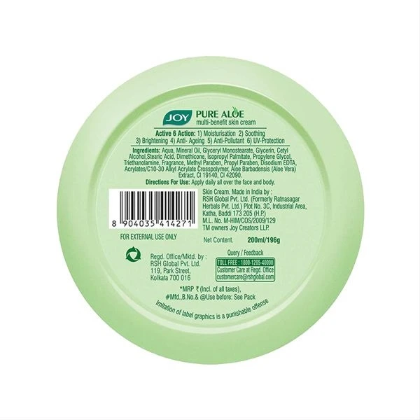 Joy Pure Aloe Multi-bitamin Skin Cream 50ml