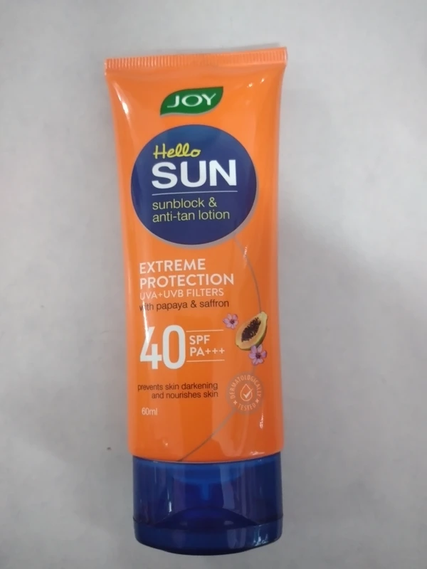 Joy SPF 40 PA++ sunblock & anti-tan Lotion 100ml