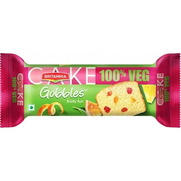 Britannia Gobbles Fruite Fu. Cake 60g