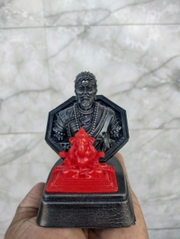 Rajmudra Ganesh 4.5 Inch - 4.5 Inch, gold